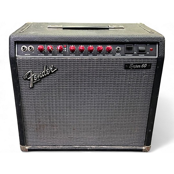 Used Fender Super 60 1X12 Tube Guitar Combo Amp
