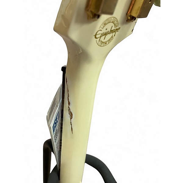 Used Epiphone Les Paul Studio White Solid Body Electric Guitar