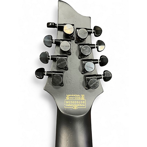 Used Schecter Guitar Research PT-8 MS Black Ops Satin Black Open Pore Solid Body Electric Guitar