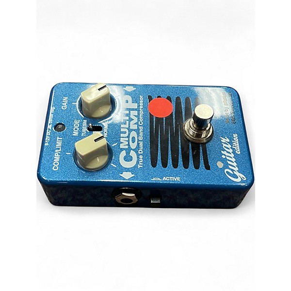 Used EBS MultiComp True Dual Band Compressor Bass Effect Pedal