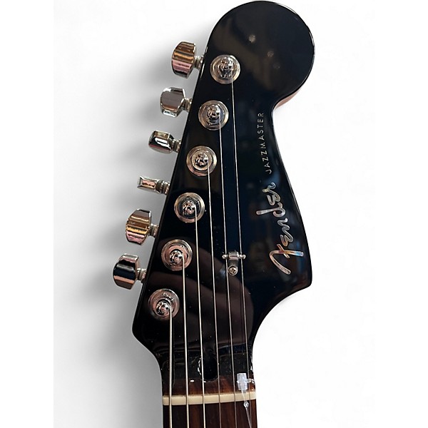 Used Fender MIJ Modern Jazzmaster Black Solid Body Electric Guitar