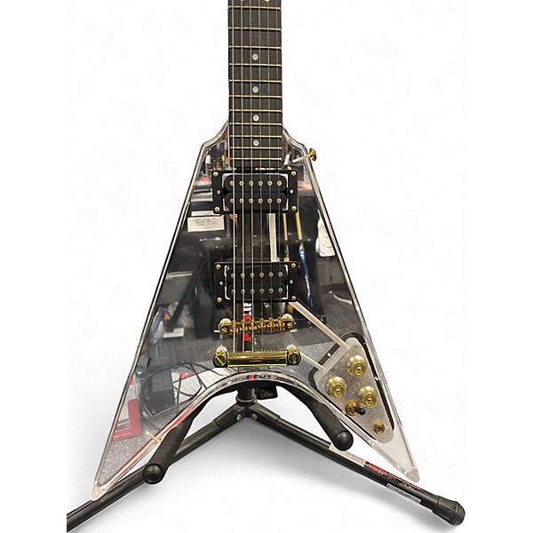 Used Rafferty ROCKETMAN III ACRYLIC Solid Body Electric Guitar