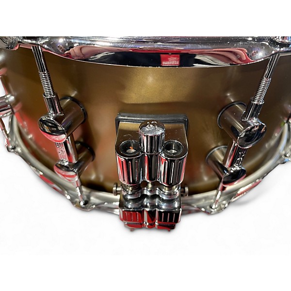 Used SONOR 14in SQ1 Antique Gold Drum