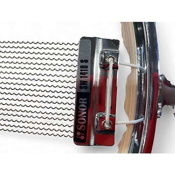 Used SONOR 14in SQ1 Antique Gold Drum