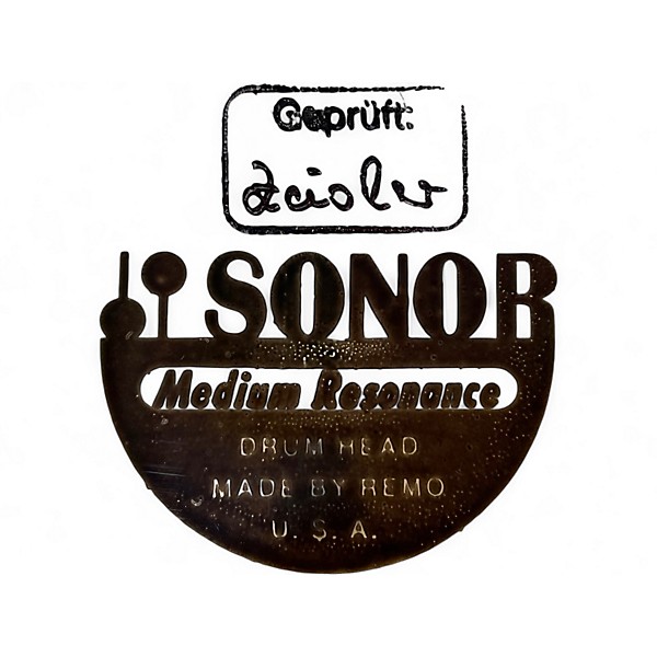 Used SONOR 14in SQ1 Antique Gold Drum