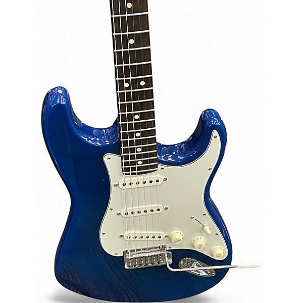 Used Fender *PARTSCASTER* Stratocaster Deluxe Blue Solid Body Electric Guitar