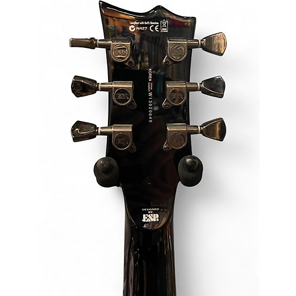 Used ESP LTD EC-1000 SEE THRU PURPLE Solid Body Electric Guitar