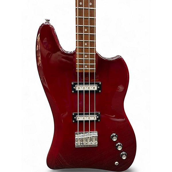 Used Eastwood Jet Star Dark Cherry Electric Bass Guitar