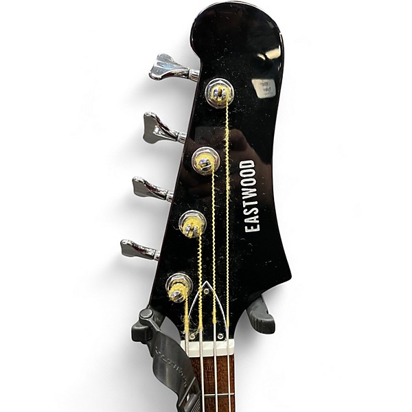 Used Eastwood Jet Star Dark Cherry Electric Bass Guitar