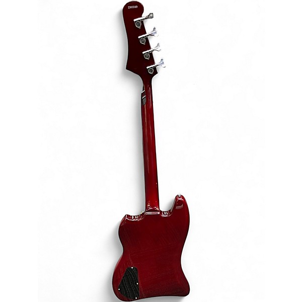 Used Eastwood Jet Star Dark Cherry Electric Bass Guitar
