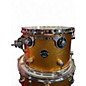 Used DW 3 Piece Performance Series GOLD SPARKLE Drum Kit
