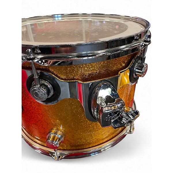 Used DW 3 Piece Performance Series GOLD SPARKLE Drum Kit