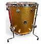 Used DW 3 Piece Performance Series GOLD SPARKLE Drum Kit