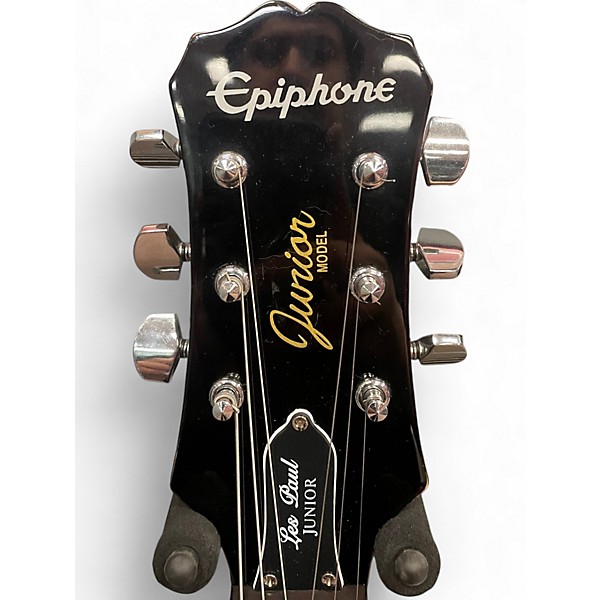 Used Epiphone Les Paul Junior BLACK Solid Body Electric Guitar