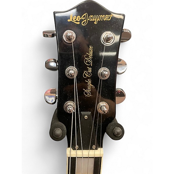 Used Leo Jaymz SINGLE CUT AMERICAN FLAG Solid Body Electric Guitar