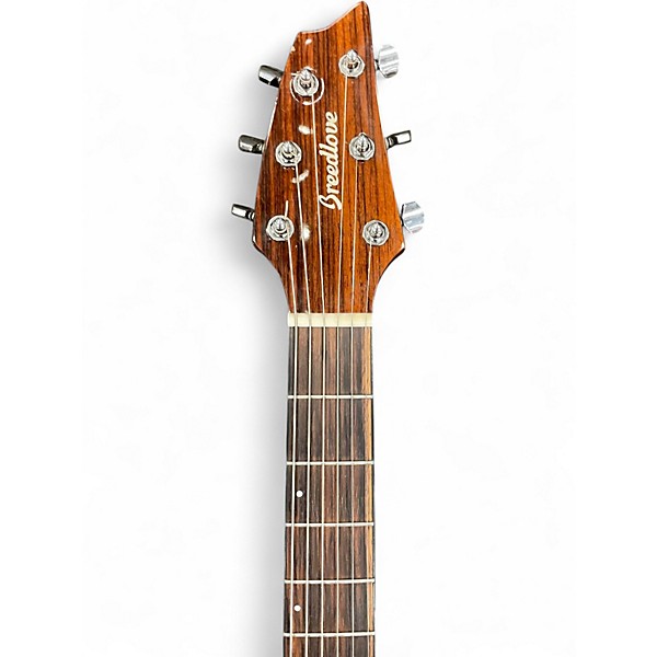 Used Breedlove Solo Concert Natural Acoustic Electric Guitar