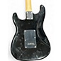 Used Squier Deluxe Stratocaster Black Solid Body Electric Guitar