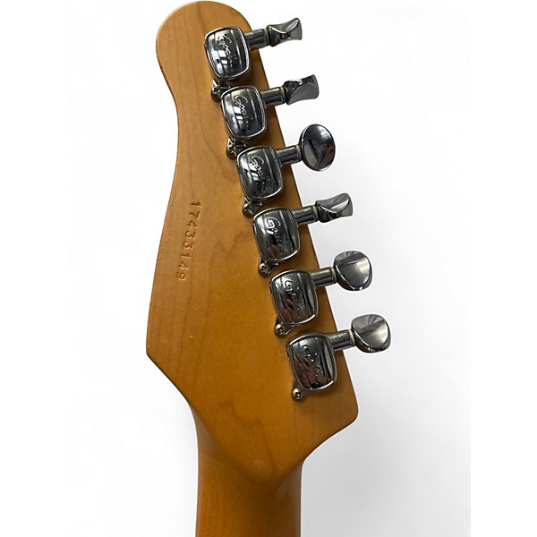 Used Godin Session LTD Classic Silver Gold Solid Body Electric Guitar