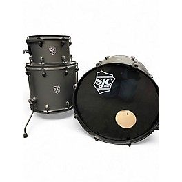 Used SJC 3 Piece Pathfinder Black Drum Kit