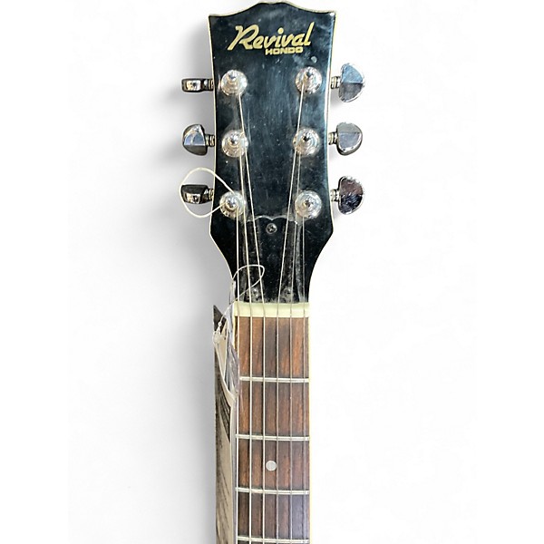 Used Hondo revival Sunburst Solid Body Electric Guitar