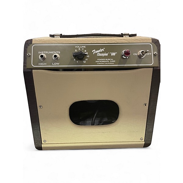 Used Fender Champion 600 5W 1X6 Tube Guitar Combo Amp