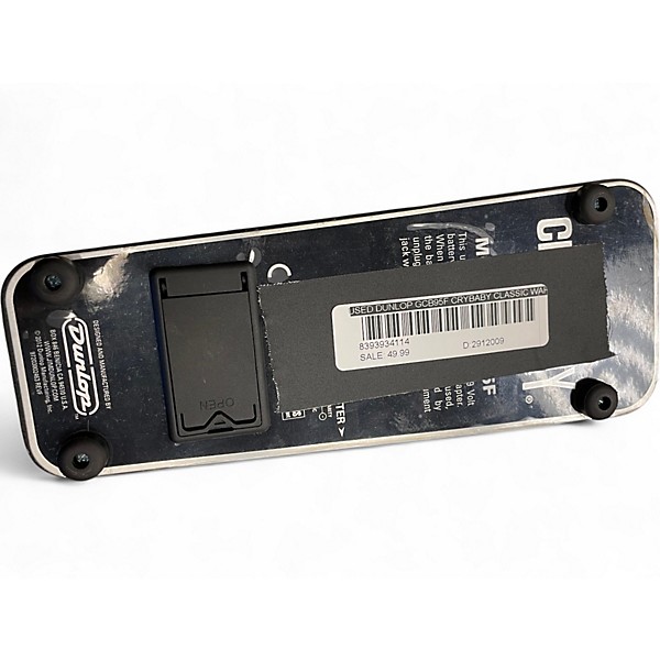 Used Dunlop GCB95F Crybaby Classic Wah With Fasel Inductor Effect Pedal