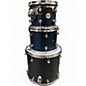 Used DW 4 Piece Design Series 4-Piece Shell Pack Satin Sage Metallic Drum Kit