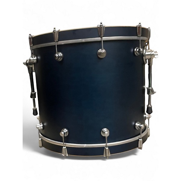 Used DW 4 Piece Design Series 4-Piece Shell Pack Satin Sage Metallic Drum Kit