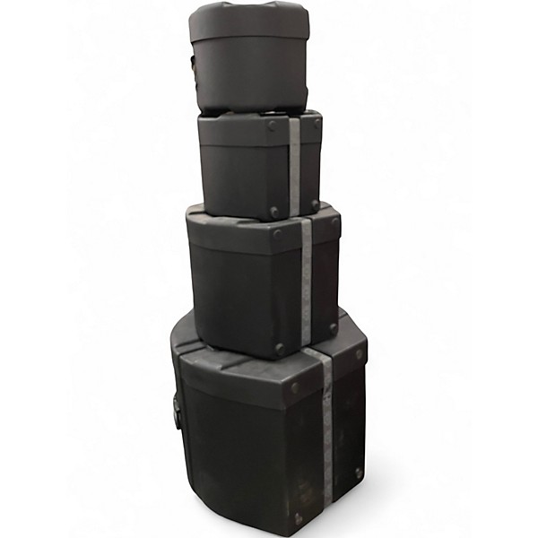 Used DW 4 Piece Design Series 4-Piece Shell Pack Satin Sage Metallic Drum Kit