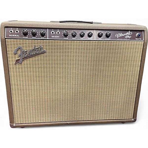 Used Fender 1964 Reissue Vibroverb 50W 2x10 Tube Guitar Combo Amp