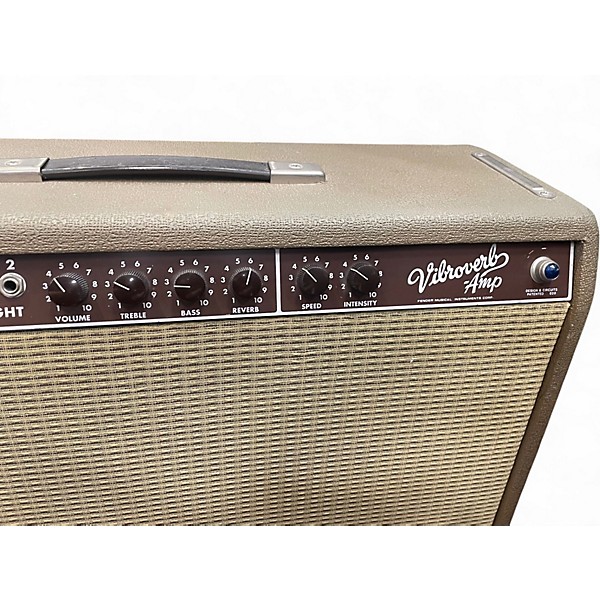 Used Fender 1964 Reissue Vibroverb 50W 2x10 Tube Guitar Combo Amp