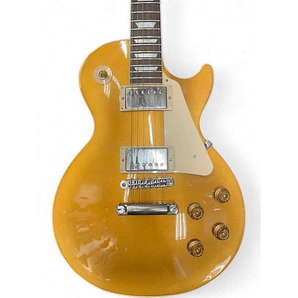 Used 2022 Gibson Les Paul Standard Gold Top Solid Body Electric Guitar