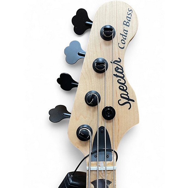Used Spector CODA 4 DLX MAPLE BURL Electric Bass Guitar