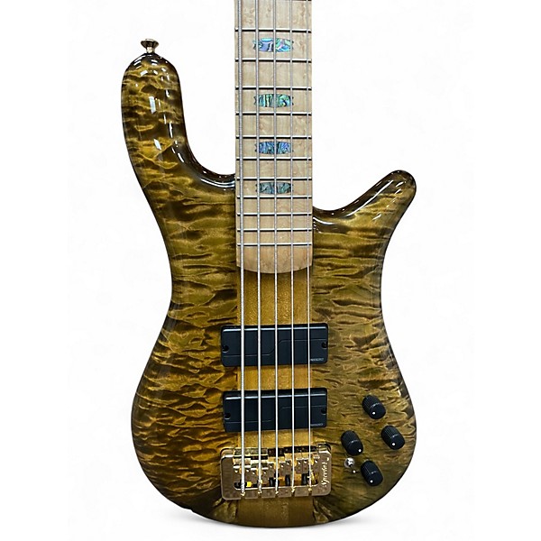 Used Spector NS5XL SC QUILTED MAPLE Electric Bass Guitar