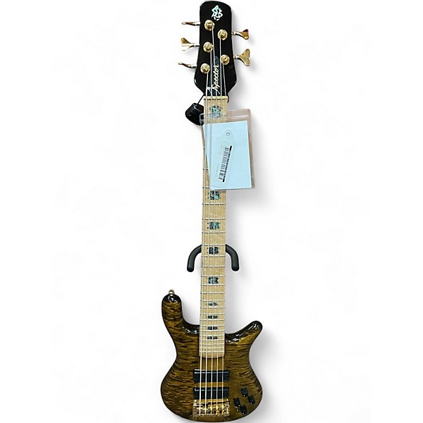 Used Spector NS5XL SC QUILTED MAPLE Electric Bass Guitar
