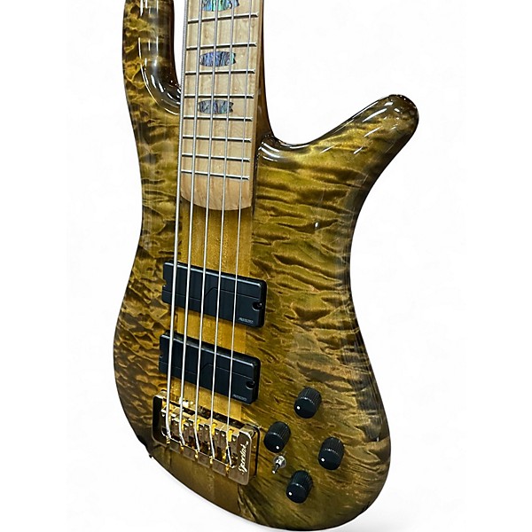 Used Spector NS5XL SC QUILTED MAPLE Electric Bass Guitar