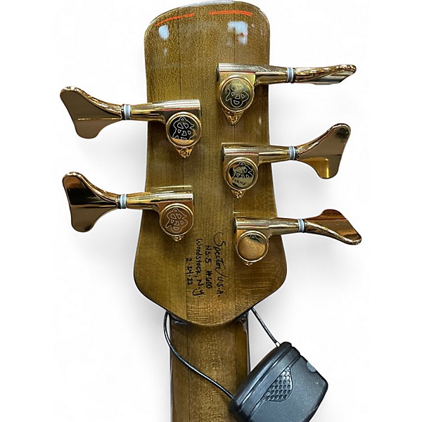 Used Spector NS5XL SC QUILTED MAPLE Electric Bass Guitar