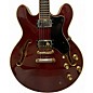 Used Epiphone Sheraton 1980's  Cherry Hollow Body Electric Guitar
