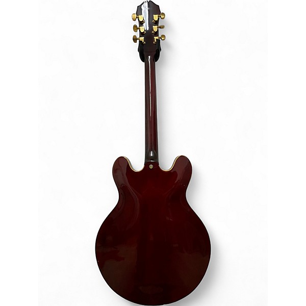 Used Epiphone Sheraton 1980's  Cherry Hollow Body Electric Guitar