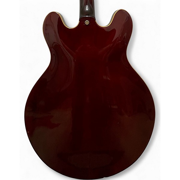 Used Epiphone Sheraton 1980's  Cherry Hollow Body Electric Guitar