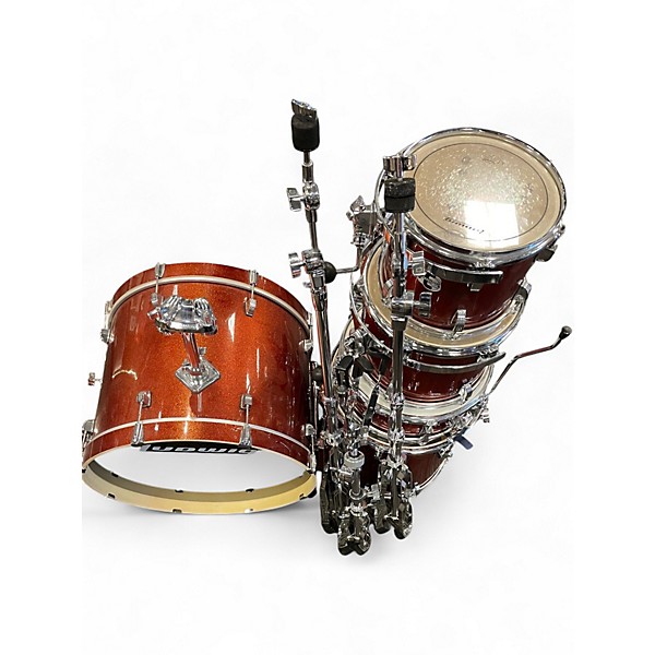 Used Ludwig 5 Piece ELEMENT EVOLUTION  Copper Drum Kit