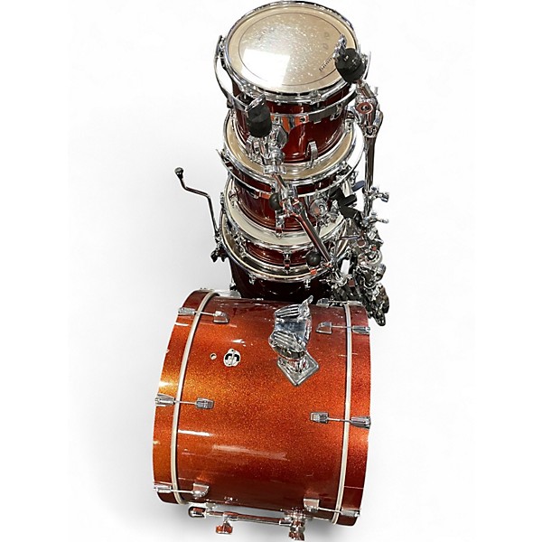 Used Ludwig 5 Piece ELEMENT EVOLUTION  Copper Drum Kit