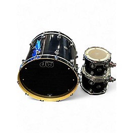 Used DW 3 Piece Performance Series Black Drum Kit