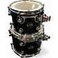 Used DW 3 Piece Performance Series Black Drum Kit