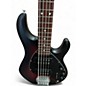 Used Sterling by Music Man Ray5 5 String RED BURST SATIN Electric Bass Guitar