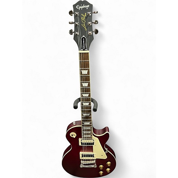 Used Epiphone Les Paul Traditional Pro IV Wine Red Solid Body Electric Guitar
