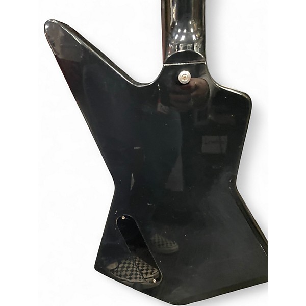 Used 2017 Gibson MODDED Explorer Black Solid Body Electric Guitar