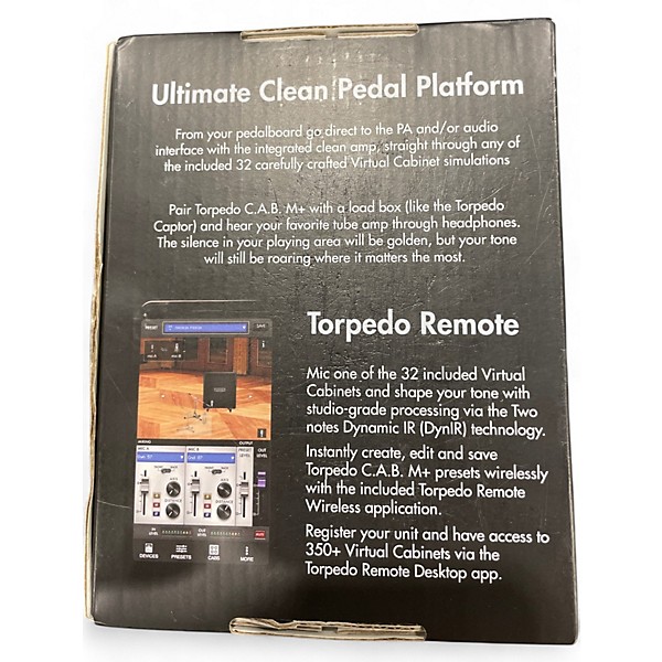 Used Two Notes TORPEDO C.A.B. Effect Processor