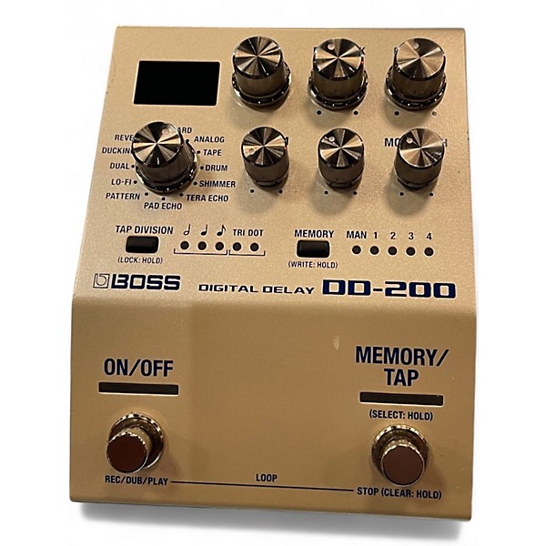 Used BOSS DD200 Digital Delay Effect Pedal