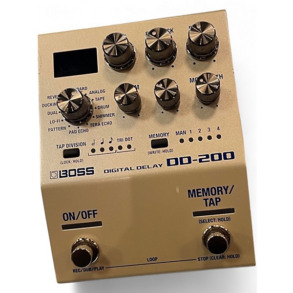 Used BOSS DD200 Digital Delay Effect Pedal